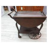 Rolling Food Cart, Serving Tray