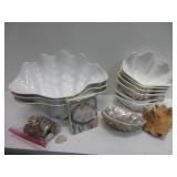 Shell Bowls, Sea Shells, Rocks
