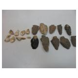 Arrow Heads, Elk Ivory