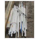 PVC Piping (Different Lengths and Caps)