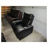 Black Leather Reclining Chair
