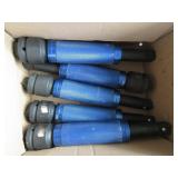 5) Blue Extension Bar Grab Handles 3/4" Drive