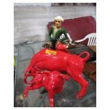 Toreador with Red Bulls