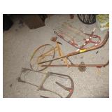 Runners for Older Wooden Sled, Wooden Sled,
