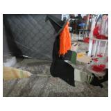 Wooden Witch Decoration