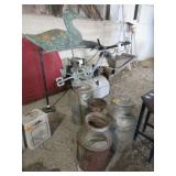 Duck Weather Vane, 4) Milk Cans