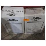 2) Black Aluminum Outdoor Lamp