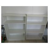 2) White Shelves