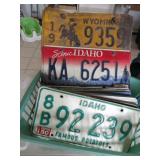 Collection of License Plates