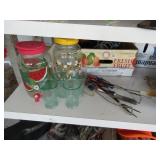 Glass Jars, Glasses, BBQ Set