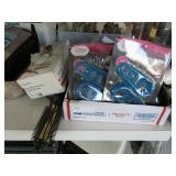 Toe Separators, Gloves, Curling Iron