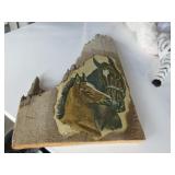 Wood Horse Hanging Art