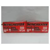 2) Boxes Winchester Power Max 300 WSM Ammo