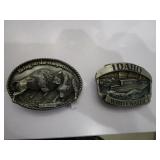 Rodeo And Idaho Whitewater Belt Buckles