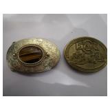 Staker And Tiger Eye Style Belt Buckles