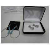 Sterling Silver and Turquoise Earrings