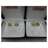 Gold / Sterling Silver Earrings