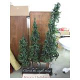 3) Home Decor Trees, 2) Wall Plaques