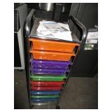 Seville Classics 10-Drawer Organizer Cart