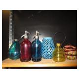 Colored Glass Jars
