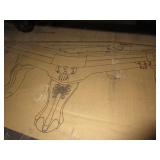 Ball and Claw Leg Billiard Table in Box