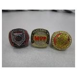 3) Baseball Champion Style Rings