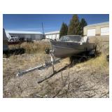 Aluminum Fishing Boat with Johnson Super Sea Horse