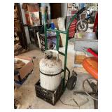 Propane Tank and Hand Cart