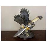 Eagle Display with Etched Knife