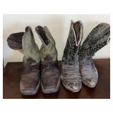 Work Boots and Cowboy Boots