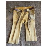 Homemade Leather Pants with Pouch