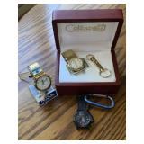 Money Clip in Box, Accua Watch and Casio Watch