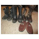 4) Pairs Men's Boots and Shoes