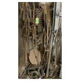 Corner of Metal, Iron, Chains, Shovel Heads