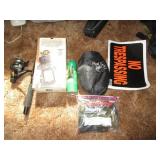 GPS, Fishing Pole, No Trespassing Sign, OFF