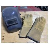 Welding Helmet and Gloves