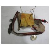 Black Powder Bags and Knife Sheath, Belt Buckle