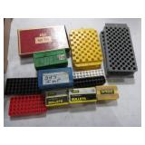 Plastic Ammo Holders and Cigar Box