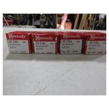 4) Boxes 22 Cal Bullets