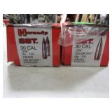 2) Boxes 30 Cal Bullets