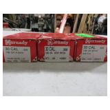 3) Boxes 30 Cal Bullets