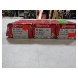 3) Boxes 30 Cal Bullets