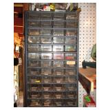 Parts Bin with Reloading Tools and Hardware