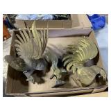 Metal Bird Figurines