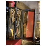 Socket Wrenches, Hammer, Hand Tools, Metal Toolbox