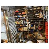 Contents of Shelves: Cleaning Agents, Oil,