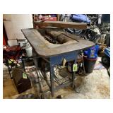 Westinghouse Motor on a Table Forge with Metal