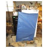 GE Refrigerator, Filing Cabinet, Folding Tarp Wall