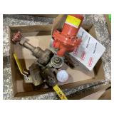 Gas Regulator, Hose Valves with Pressure Gauges