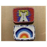 Native American Beaded Belt Buckles